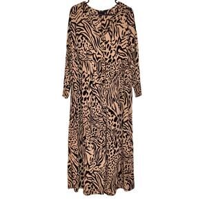 ASOS Design Animal Print Dress Size 6